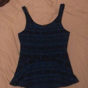 Flattering Express fitted waist, flare hem tank.